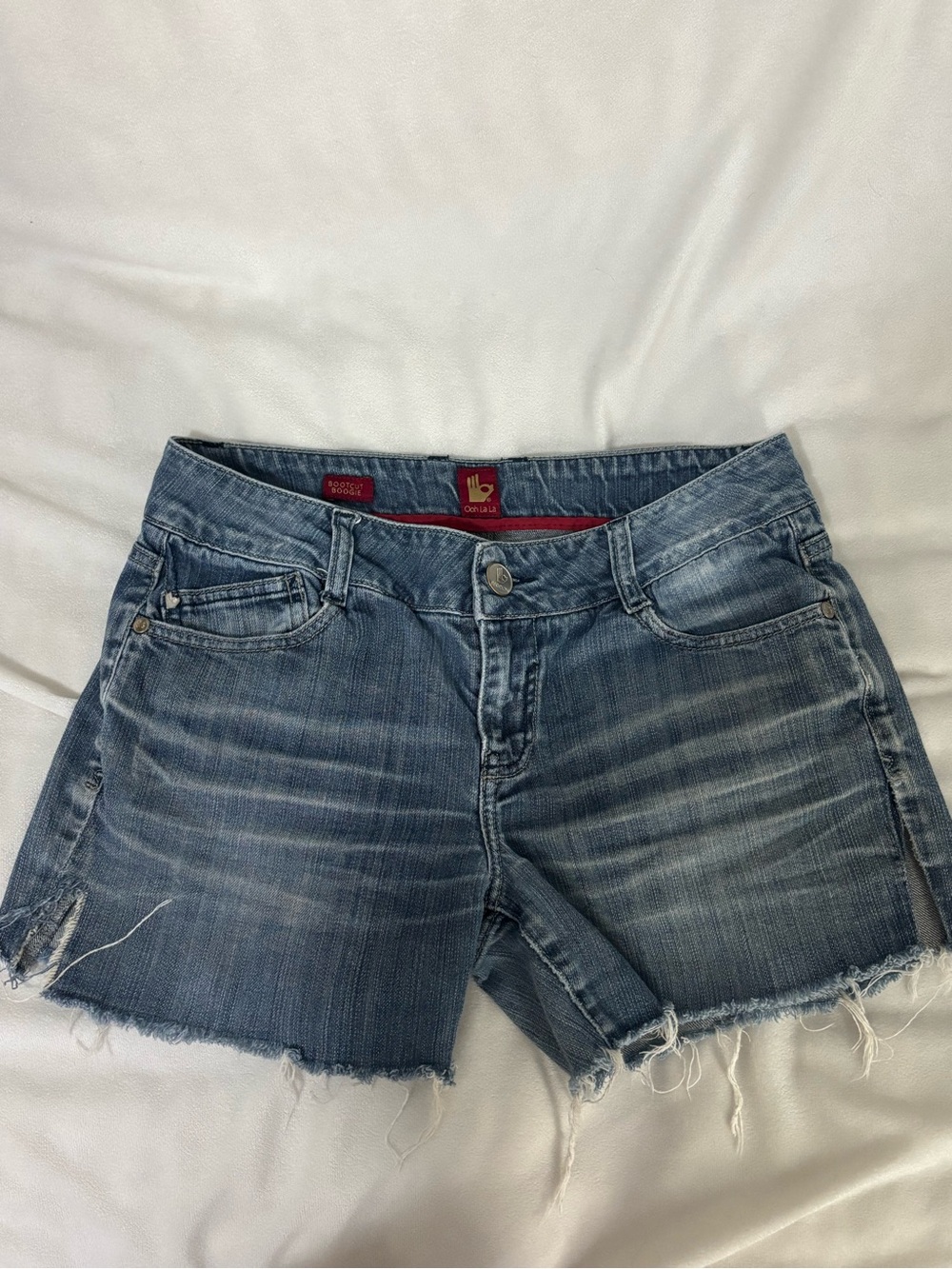 Upcycled Y2K Denim Cutoff Shorts -